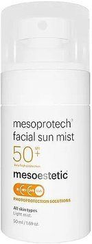 Сонцезахисний спрей-міст високого рівня захисту SPF 50, Mesoprotech facial sun mist SPF 50, 50 мл Mesoprotech facial sun mist SPF 50 фото