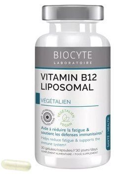 Зменшує втому та підтримує імунітет - VITAMINE B12 liposomal, 30 капс VITAMINE B12 liposomal фото